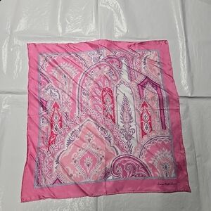 Lauren Ralph Lauren Pink Paisley Scarf